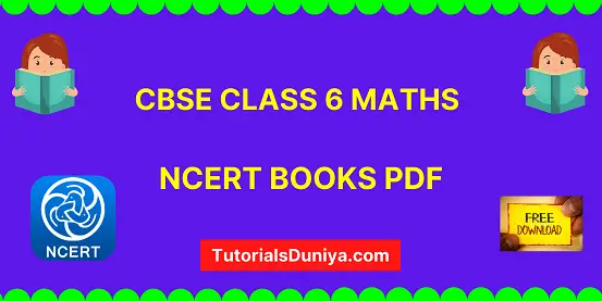 CBSE Class 6 Maths NCERT Book All Chapters pdf 2022-2023