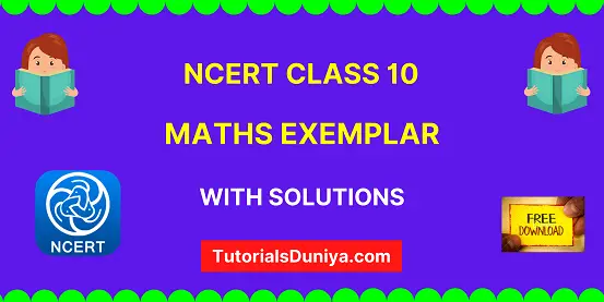 NCERT Exemplar Class 10 Maths with solutions book pdf