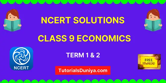 NCERT Solutions for Class 9 Economics