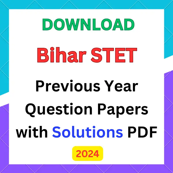 Bihar STET previous year question papers