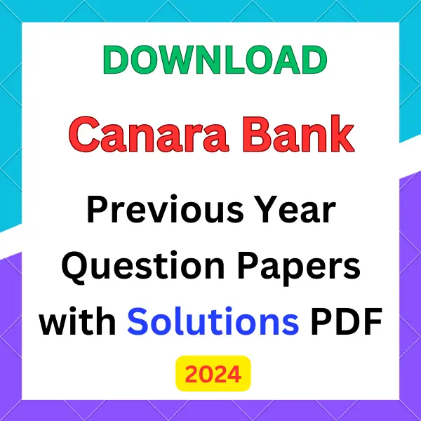Canara Bank previous year question papers