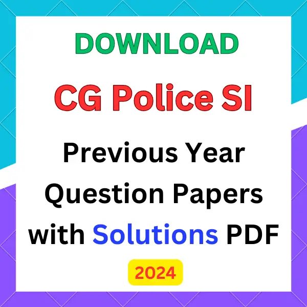 CG Police SI question papers