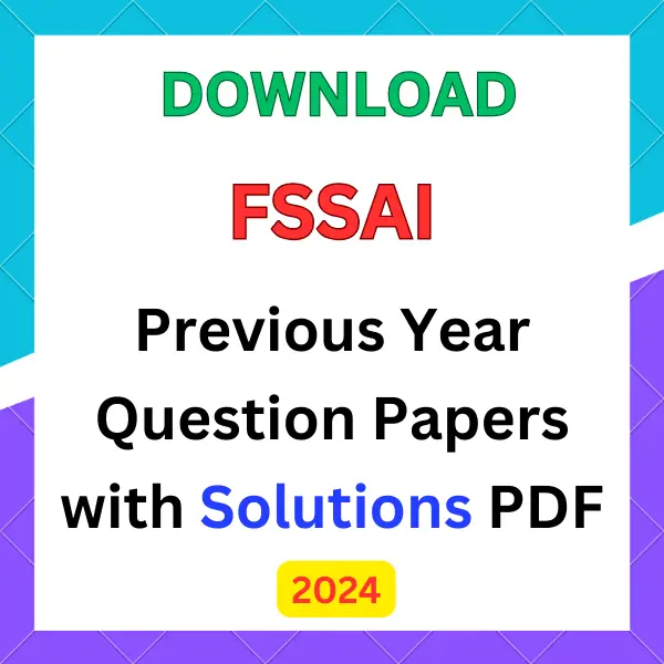 FSSAI question papers