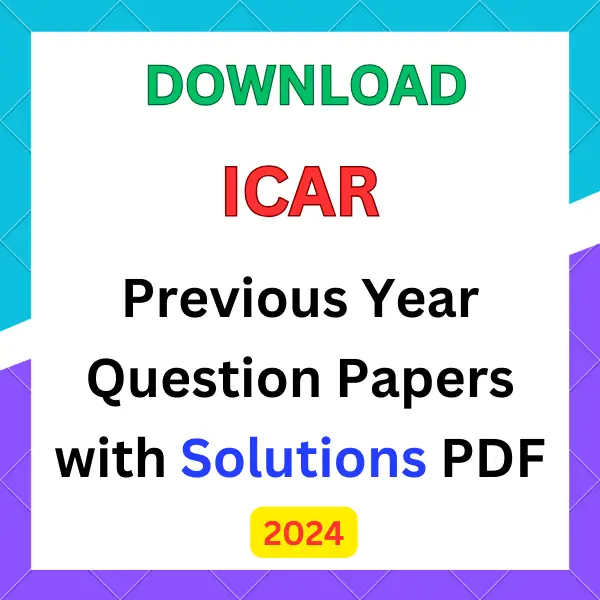 ICAR previous year question papers