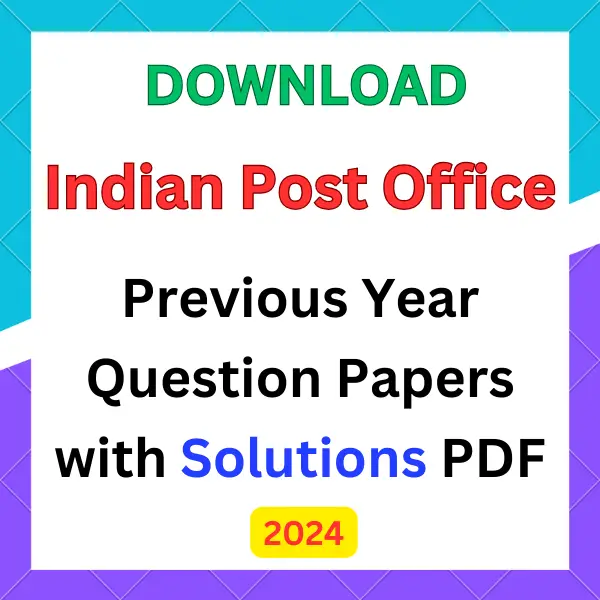 Indian Post Office question papers