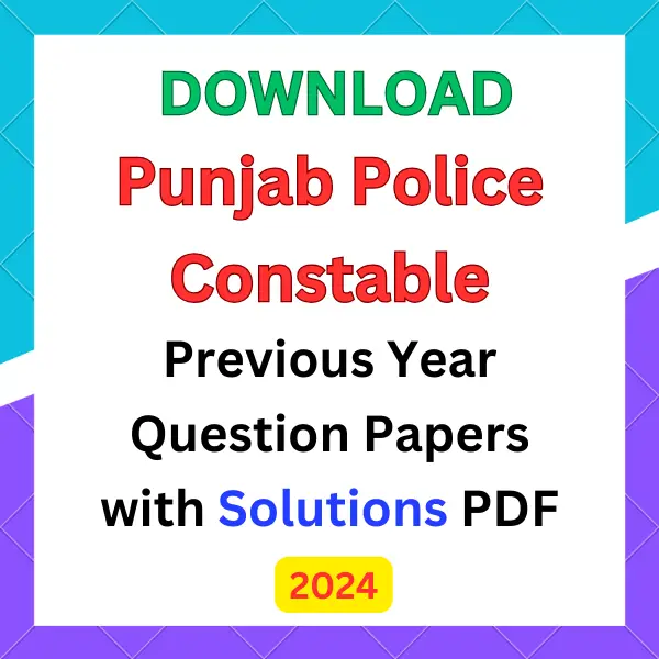 Punjab Police Constable question papers