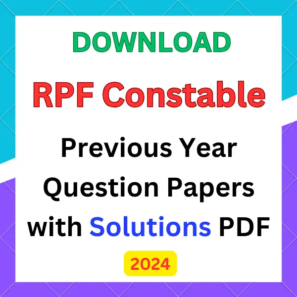 RPF Constable previous year question paper pdf in english pdf download