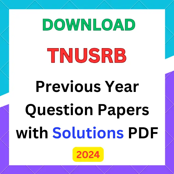 TNUSRB previous year question papers