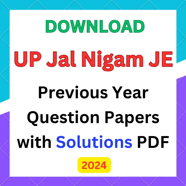 UP Jal Nigam JE previous year question papers