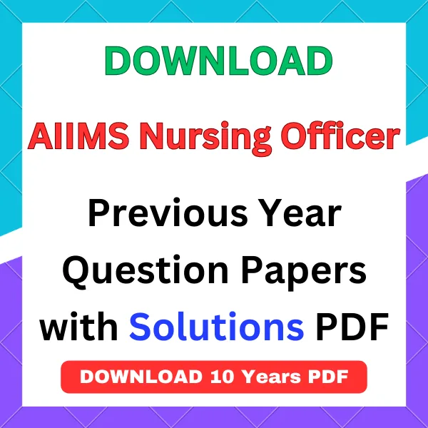 aiims nursing question paper pdf download 2023