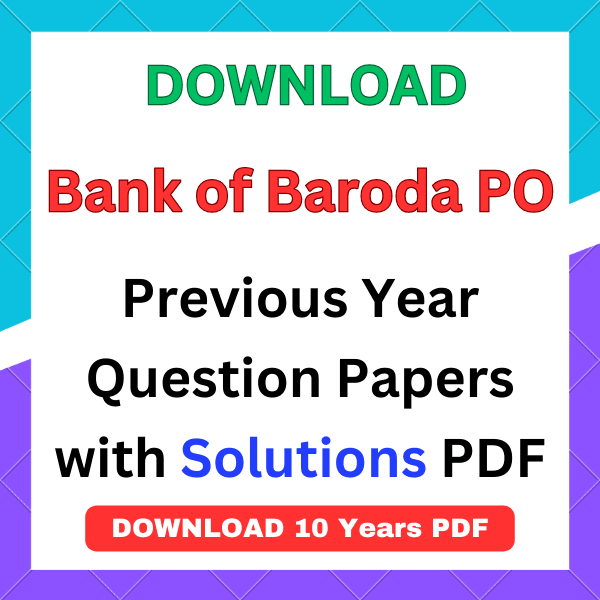 Bank of Baroda PO question papers pdf