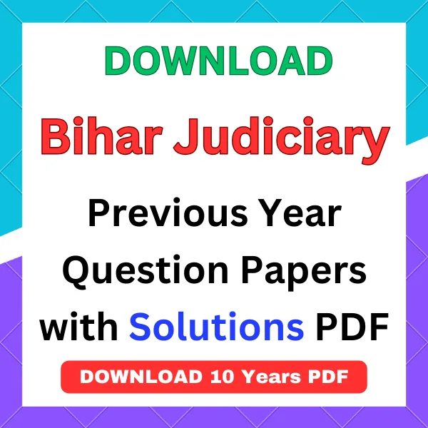 Bihar Judiciary Previous Year Question Papers pdf