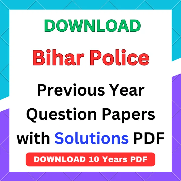 bihar police previous year question paper pdf in hindi