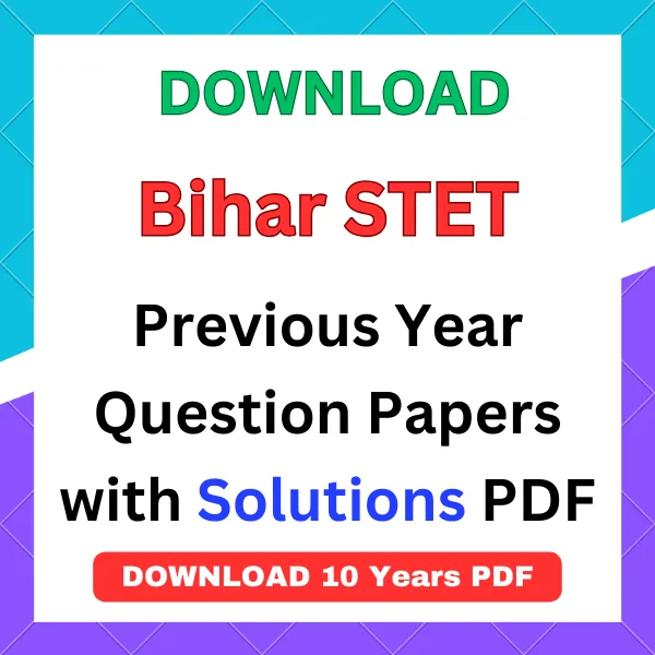 bihar stet previous year question paper in hindi pdf