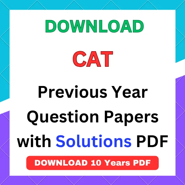 cat previous year question papers pdf