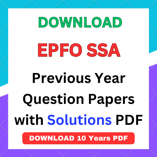EPFO SSA previous year question papers pdf with answers