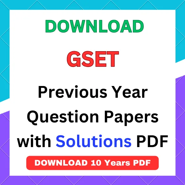 GSET question paper with solutions pdf in gujarati