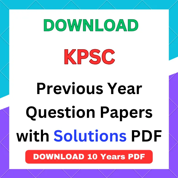 KPSC previous year question papers pdf