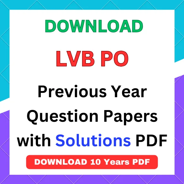 LVB PO previous year question papers pdf