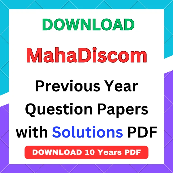 Mahadiscom question papers pdf
