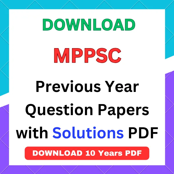MPPSC Previous Year Question Papers pdf