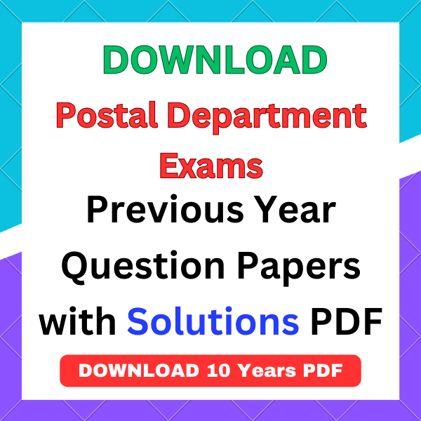 Postal Department Exams Question Papers