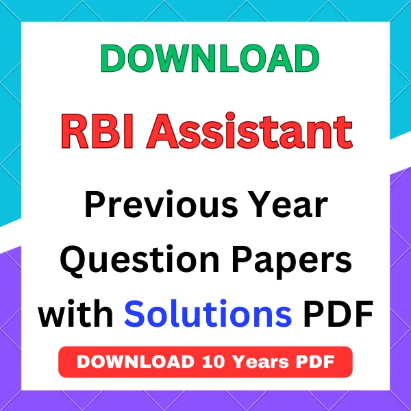 RBI Assistant Previous Year Question Papers with Answers pdf