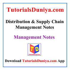 Distribution and Supply Chain Management Notes PDF