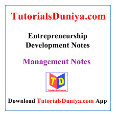 Entrepreneurship Development Notes PDF