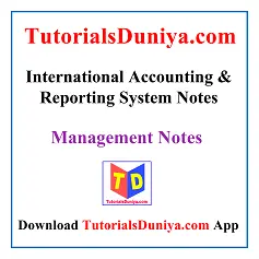 International Accounting and Reporting System Notes PDF