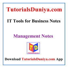 IT Tools for Business Notes PDF