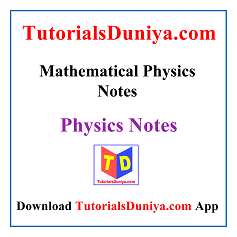 Mathematical Physics Notes PDF