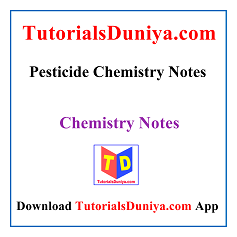 Pesticide Chemistry Notes PDF