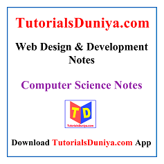 Web Design & Development Notes PDF