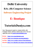 E-Boutique Software Engineering Project PDF