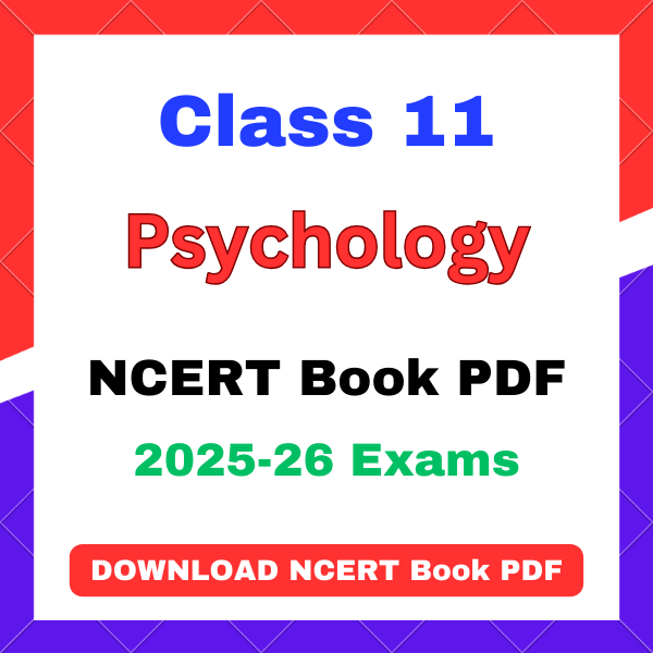 class 11 psychology ncert book CBSE Class 11 Psychology NCERT Book PDF