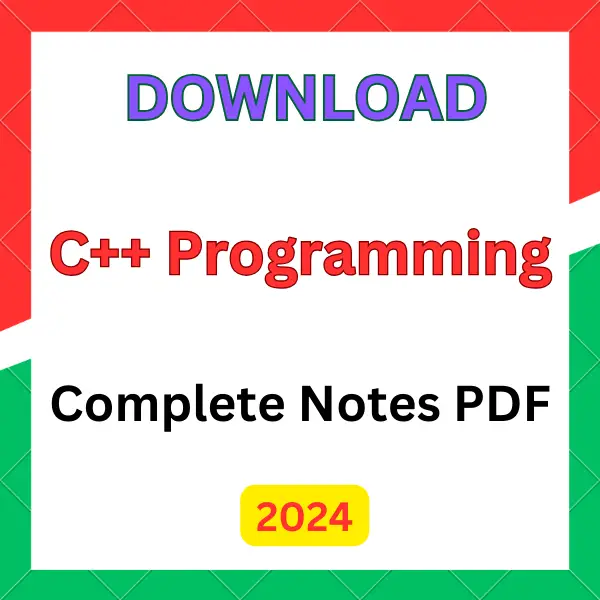 C++ Handwritten Notes by Abhishek pdf