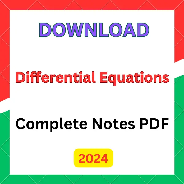 Differential Equation Notes.pdf