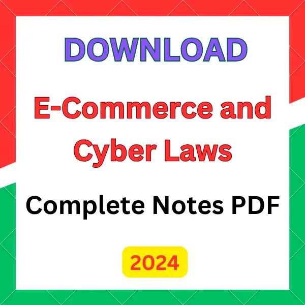 E-Commerce and Cyber Laws Notes.pdf