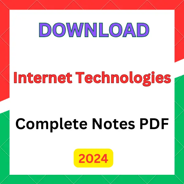 Internet Technologies Handwritten Notes by Riya.pdf