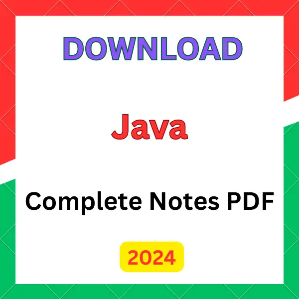 Java Notes by Abhishek.pdf