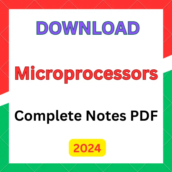 Microprocessors Notes.pdf