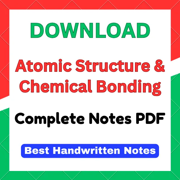 Atomic Structure Notes for Bsc 1st year PDF Download atomic structure notes for bsc 1st year pdf download by egyankosh