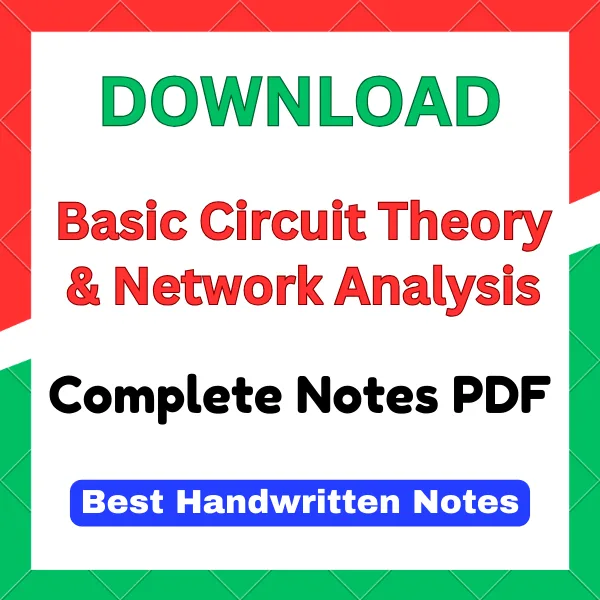 Circuit theory pdf notes Circuit theory pdf notes