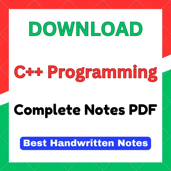 C++ Handwritten Notes pdf by Abhishek C++ Handwritten Notes pdf by Abhishek