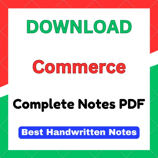 Bcom Hons Notes PDF FREE Download 2025 Bcom hons notes pdf