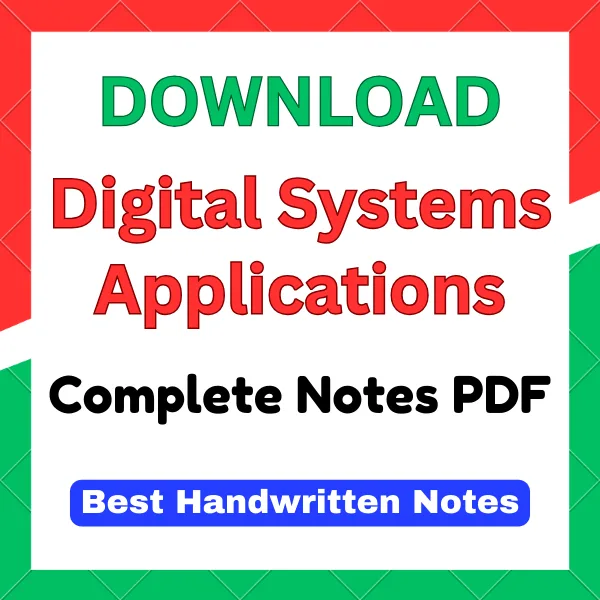Digital system design handwritten notes pdf