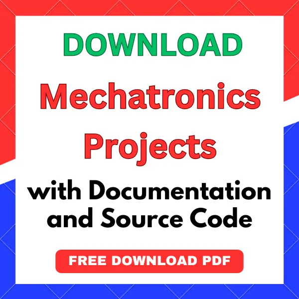 Simple Mechatronics Projects for final year pdf beginners mechatronics projects for final year pdf