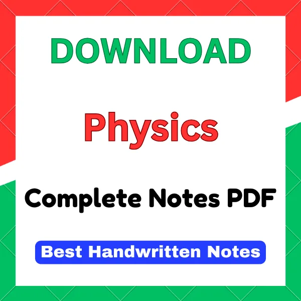 bsc physics notes pdf