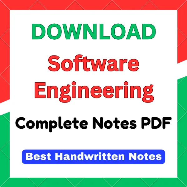 Software engineering handwritten notes pdf